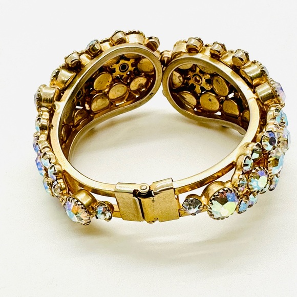 🔥 Vintage Juliana Aurora Borealis Rhinestone Bracelet - Picture 9 of 17